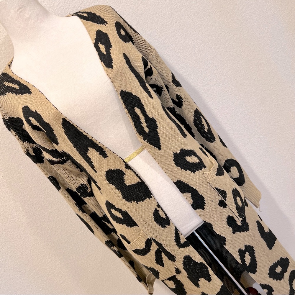 Nordstrom Rack Cheetah Print Long Cardigan 🖤🤎